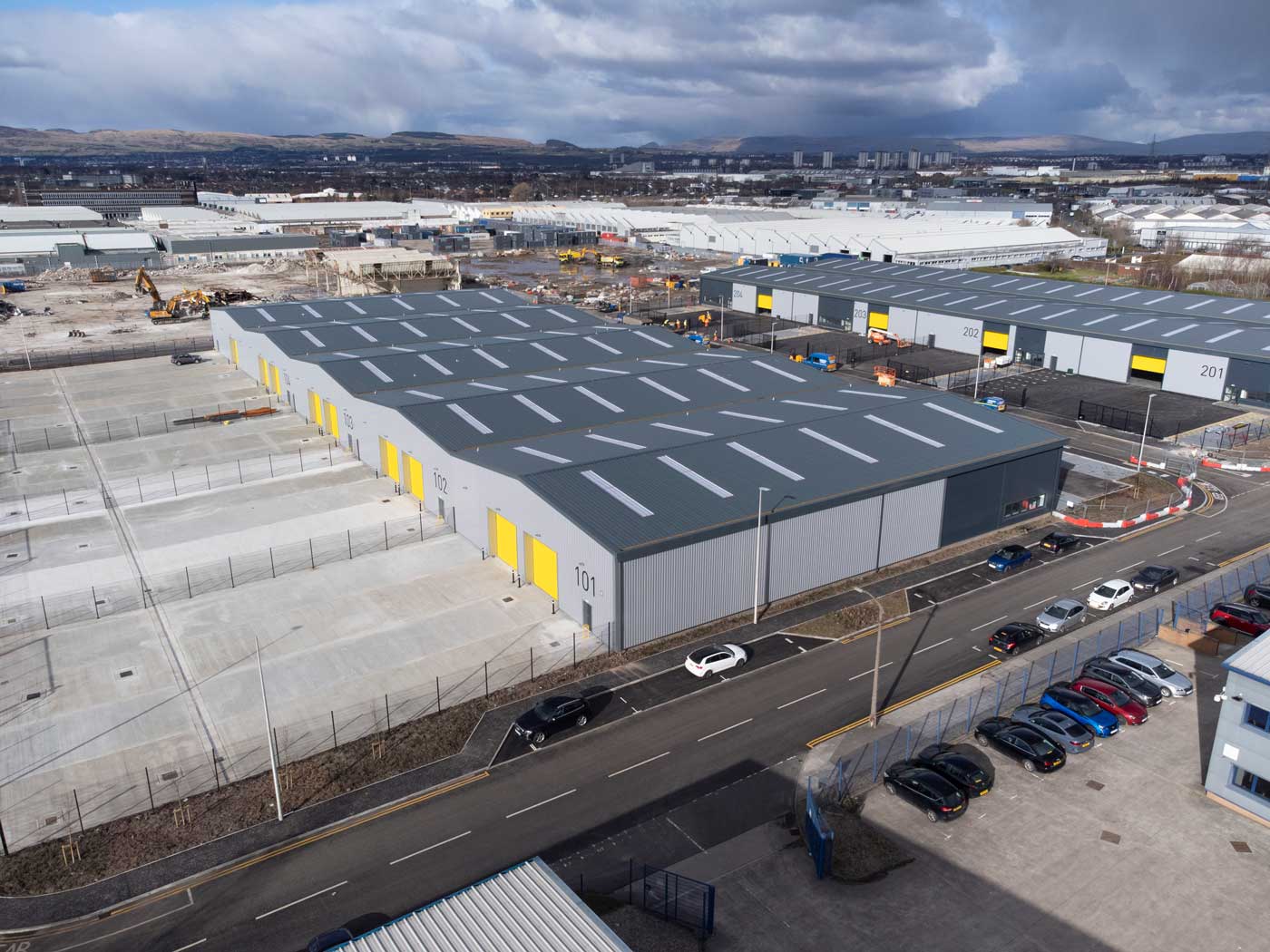 Hillington park Ariel